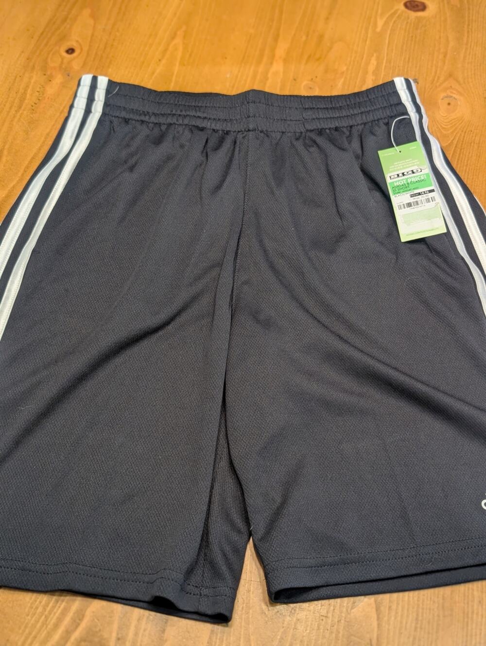 Adidas Classic 3S Basketball Shorts, Youth XL 18/20, NWT, Black/White